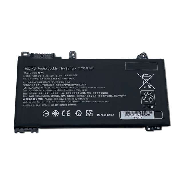 RE03XL Factory Price Laptop Battery Replacement Perfect Fit for HP ProBook 450 G6 G7 G6 455R G6 G7 Series Digital Stock