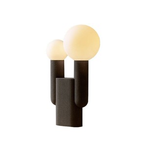 Lámpara de mesa de resina minimalista moderna, control de interruptor E27 para sala de estar, dormitorio, iluminación decorativa de estilo nórdico - Product Image 4