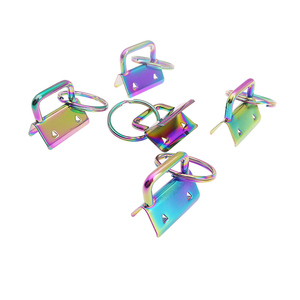 Bán Sỉ Vòng Tay Kim Loại Tốt Nhất Móc Khóa Móc Chìa Khóa Phần Cứng Bỏ Túi Với Vòng Chia - Product Image 3