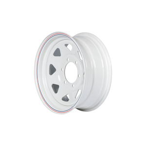 Roues et jantes de <span class=keywords><strong>remorque</strong></span> en acier blanc de 14 à 16 pouces avec 5/6 <span class=keywords><strong>trous</strong></span>, marque JINGSHA, garantie de remplacement de <span class=keywords><strong>3</strong></span> ans, roues pour remorques de voiture - Product Image 3