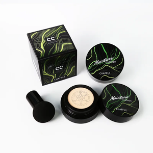 Crème BB et <span class=keywords><strong>CC</strong></span> hydratante à couvrance totale de haute qualité Chafful pour peaux noires, coussin végétalien, écran solaire, fond de teint - Product Image 1