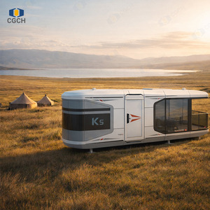 <span class=keywords><strong>Villa</strong></span> Mobile Préfabriquée de Luxe CGCH H5 de 40 Pieds, Capsule Spatiale Sleep Pod de 40 Pieds, Cabane Préfabriquée de Luxe de la Taille d'un Appartement - Product Image 2