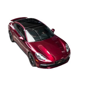 Vinilo Adhesivo para Automóviles, <span class=keywords><strong>Precio</strong></span> <span class=keywords><strong>de</strong></span> Fábrica, Protección UV, Color Rojo Brillante, Antiarañazos, Resistente a la Arena, 6.5mil - Product Image 1