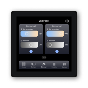 Painel de Controle Inteligente T3E PRO Golden Security 2025 de 4 Polegadas com <span class=keywords><strong>3</strong></span> Relés e Tela Sensível ao Toque, Interruptor Inteligente com Aplicativo Tuya - Product Image 5