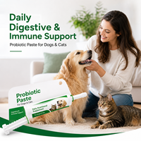 Gel de Soutien Digestif Personnalisé pour Chiens et Chats : Probiotiques & Prébiotiques pour la Santé Intestinale Féline et Canine, Pâte 30ml – Vente en Gros