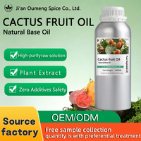 Minyak Biji Prickly Pear Murni yang Diperas Dingin, Minyak Biji Opuntia Ficus Indica, Minyak Pembawa Antioksidan untuk Perawatan Anti Penuaan Kulit Wajah dan Rambut