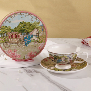 Wholesale Wedding Carriage Ceramic <b>Tea</b> <b>Pot</b> <b>Set</b> British Coffee <b>Set</b> Porcelain Teapot and Cups <b>Tea</b> Gift <b>Set</b> - Product Image 4