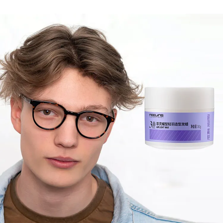 FEELING Styling Definition Water Solubility Medium Hold Fiber Shine Texture Volume Effect Strong Hold Hair Paste Clay
