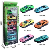 Juguetes de Metal Fundido a Presión Personalizados, Escala 1:64, Juego de 5 Piezas, Mini Coches de Aleación Fundida a Presión, Modelo Deslizante, Regalos para Niños