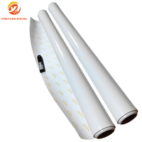 Rollo de Papel Fotográfico Brillante de 220 g/m², Tinta de Secado Instantáneo, Impresión de Inyección de Tinta para Publicidad y Estudio Fotográfico, Compatible con Impresoras CANON Tm200 y 300