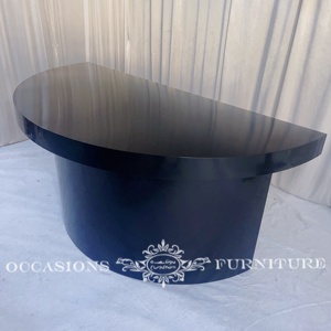 <span class=keywords><strong>Tavolo</strong></span> Moderno in Acciaio Inossidabile <span class=keywords><strong>Nero</strong></span> per Eventi Nuziali <span class=keywords><strong>e</strong></span> Cerimonie in Hotel - Product Image 3
