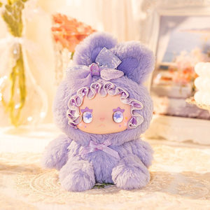 Caja Misteriosa Oficial de la Serie LOVELY <span class=keywords><strong>EMMA</strong></span> Bunny Alliance, Peluche con Rostro de Vinilo, Muñeco de Conejo Kawaii, Juguete Artístico de Moda, Regalo Unisex 1:72 - Product Image 4