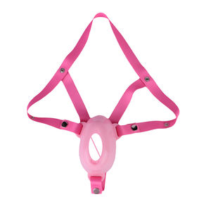 Erkekler için 2025 son tasarım silikon horoz kafes pembe erkek bekaret cihazı ile kemer - Product Image 3