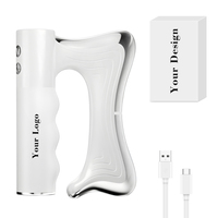3 Modi Leichtgewichtiger Gua Sha Massagestab mit Heizfunktion Professionelles Faszienmesser USB Typ-C Aufladung Multifunktionaler Muskelschaber
