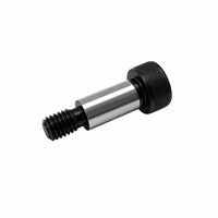 Vis à épaule en acier allié, finition oxyde noir, pour équipement d'automatisation, norme ISO 7379, tailles M5 à M10, pour pivot