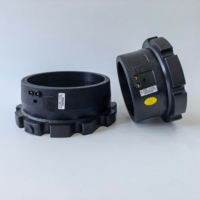 Bride électrofusion HDPE PE100 SDR11 SDR17 surface lisse pour entrepreneurs en projets d'irrigation, tailles DN personnalisées