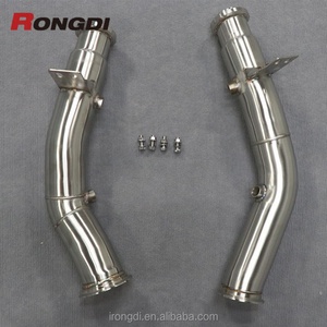 Tuyau d'échappement personnalisé pour Mercedes Benz C43 C400 C450 E43 SL400 E400 E450 W205 avec système de tuyaux d'échappement pour moteur M276 - Product Image 4