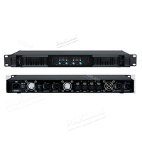 PAKLAM AUDIO Nouveautés Amplificateur de puissance numérique professionnel en métal classe D 1U 4 canaux 600W 8 Ohms