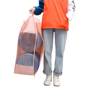 बड़े क्षमता रजाई भंडारण बैग स्पष्ट खिड़की तह बैग कपड़े कंबल बिस्तर भंडारण आयोजक के तहत बिस्तर भंडारण बैग