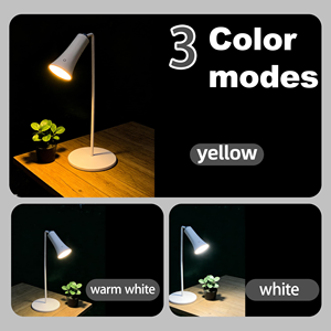 Lampe de lecture sans fil rechargeable à LED, lumière de nuit à intensité réglable, lampe de table moderne pour l'intérieur et l'extérieur, pour la maison, la terrasse, la chambre - Product Image 3