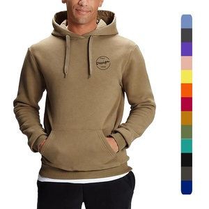 Áo khoác nỉ thể thao nam chất lượng cao, in logo tùy chỉnh, màu nâu, kiểu dáng đơn giản, chất liệu nỉ, thích hợp cho phòng tập thể dục, mùa đông. - Product Image 1