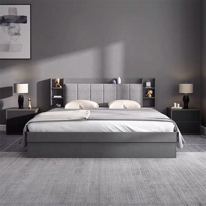 Fascia alta Custom grande <span class=keywords><strong>testiera</strong></span> <span class=keywords><strong>letto</strong></span> <span class=keywords><strong>matrimoniale</strong></span> King Size moderna camera da <span class=keywords><strong>letto</strong></span> mobili di lusso <span class=keywords><strong>letto</strong></span> in pelle - Product Image 2
