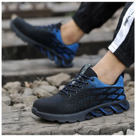 DUNGU Chaussures de sécurité de travail de haute qualité pour hommes et femmes, embout en acier, bottes indestructibles anti-perforation, baskets antidérapantes 36-48