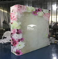 Arrière-plan en tissu en forme de U, personnalisé, pour stand photo 360