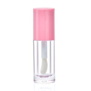<span class=keywords><strong>Rose</strong></span> 6ml 0.2oz Rond Cosmétique Emballage Conteneurs Bouchon À Vis Vide Brillant À Lèvres Tubes avec Big Doe <span class=keywords><strong>Pied</strong></span> Wand - Product Image 3