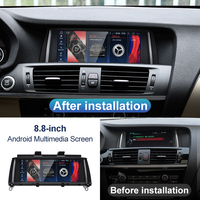 Reproductor Multimedia para Automóvil Stwei 2024 Nuevo con Sistema Android Id6 Id7 Id8, Carplay Inalámbrico para Bmw X3 F25 X4 F26 Cic Nbt, Reproductor de Video para Automóvil con GPS