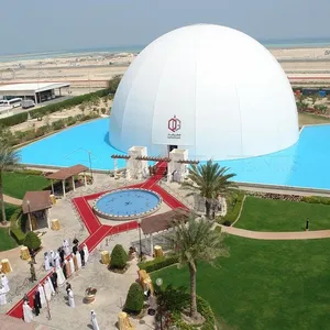 6M 8m 10m Resistencia UV a prueba de agua Precio de fábrica Tiendas de cúpula populares Tienda de cúpula para acampar para desierto, pastizales, Montañas