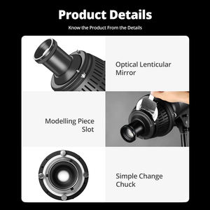 AMBITFUL AL-16 Focalizzare Conico Snoot Condensatore Ottico di Arte Effetti Speciali A <span class=keywords><strong>Forma</strong></span> di Fascio di Luce Cilindro con la <span class=keywords><strong>Forma</strong></span> e il Colore Del Gel - Product Image 6