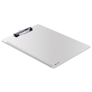 Deli Stationery 9248 Plastic A4 <b>Clipboard</b> Clip Board Office Study Holder White - Product Image 4