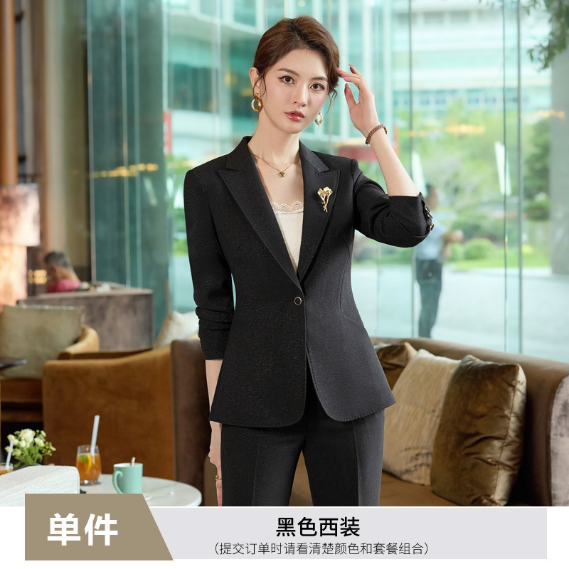 black suit