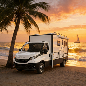 Nuevo Diseño de Remolque Deslizable de Chapa Galvanizada, Camper Personalizado OEM para 4 Personas - Product Image 1