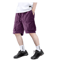 Shorts cargo d'été pour hommes, multi-poches, amples, sport et décontracté, grande taille, style simple et tendance, longueur genou, séchage rapide