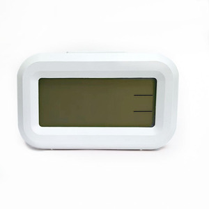 Mini Lcd Smart Alarm <b>Clock</b> With Luminous Backlight Cute Student Alarm <b>Clock</b> For Study Rectangle Touch Sensing <b>Battery</b> Powered - Product Image 5