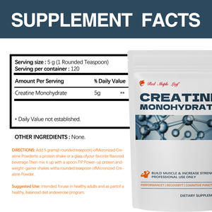 Créatine en poudre, monohydrate pur, soutien énergétique nutritif, complément pour la force et la vitalité, approvisionnement en vrac certifié GMP - Product Image 6