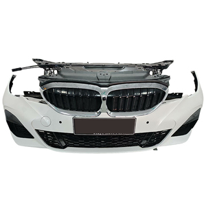 Adecuado para <span class=keywords><strong>BMW</strong></span> Serie 3 <span class=keywords><strong>316</strong></span> 318 320 325 G20 G28, Rejilla Frontal, Marco de Parachoques Delantero, Conjunto de Faros Delanteros - Product Image 2