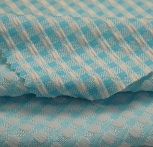 Bãi biển màu vàng Mặc Bikini thời trang Đồ Bơi Vải 4 cách căng Jacquard vải cho quần áo UPF vải - Product Image 2