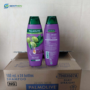 <span class=keywords><strong>Shampooing</strong></span> et après-shampoing <span class=keywords><strong>Palmolive</strong></span>, variétés assorties, soin lissant et nourrissant pour les cheveux (vert, rose, violet) 180 ml - Product Image 3