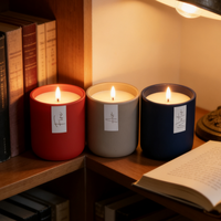Romantische Klarglas-Kerze Aromatherapie Sojawachs Heimdekoration Weihnachtsdekoration Hochzeitsdekoration Logo Anpassbar