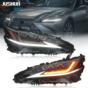Фары JUSHUN Full <span class=keywords><strong>LED</strong></span> в сборе для Lexus ES 2018-2023 ES200 ES260: Обновленные фары высокой комплектации с указателями поворота - Product Image 6