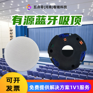 Active Ceiling Speaker 4 Inch ABS Material Stereo Sound For Auditorium Conference Room Shopping Mall Indoor - Product Image 2
