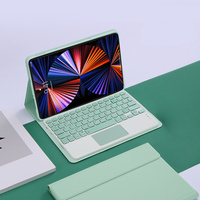 Lenovo Tab P11 için TB-J606F 11 "P11 artı TB-J607F manyetik Touchpad kablosuz klavye kapak durumda arapça İspanyolca portekizce
