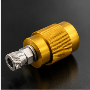 Adaptador DIN de Aleación de Aluminio Zimakyfa DA2MQD-F G5/8 5/8BSPP para Válvula SCUBA, Estación de Llenado de Herramientas Neumáticas, 300 Bar, 8mm QD, Embalaje OEM - Product Image 6