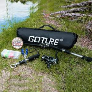 <span class=keywords><strong>Canne</strong></span> à pêche télescopique en carbone <span class=keywords><strong>GOTURE</strong></span> 2,1 m 2,4 m 2,7 m et moulinet, ensemble de <span class=keywords><strong>canne</strong></span> à pêche - Product Image 6