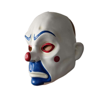 Dark Knight Joker Bank Robber Cosplay Masque en latex Halloween Party Superhero Clown Costume Masque pour adultes