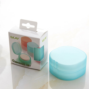 Portable Travel Soap Box PP Material With Lid Square Shape For Handmade Soap <b>Sponges</b> Multiple Colors Available - Product Image 5