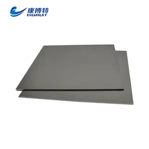 ASTM B 777 Standard WNiFe or WNiCu grade Tungsten heavy alloy plate/sheet ground machined clean surface